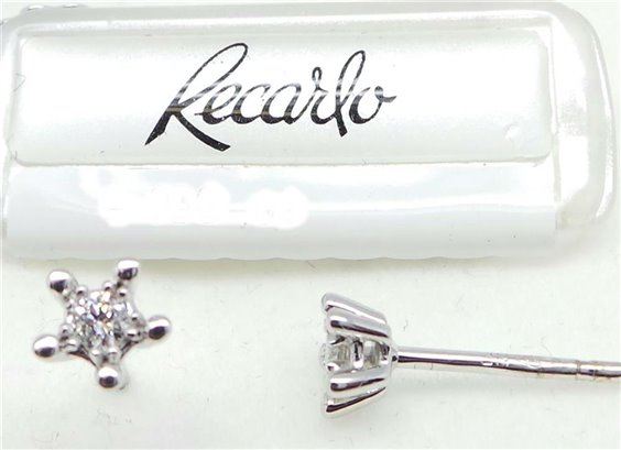 Ohrringe Recarlo Herr in Gold Diamante 0.09 Ct FR020/009 - FR020/009